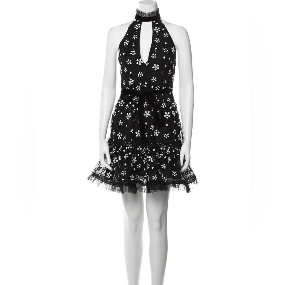 ALEXIS Mock Neck Dress. Size XS.